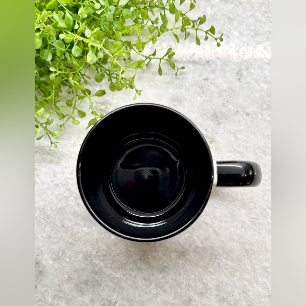 New Highland Cow w/ Black & White Gingham Bow Ceramic Coffee Tea Mug Cup - 10oz - Picture 4 of 5